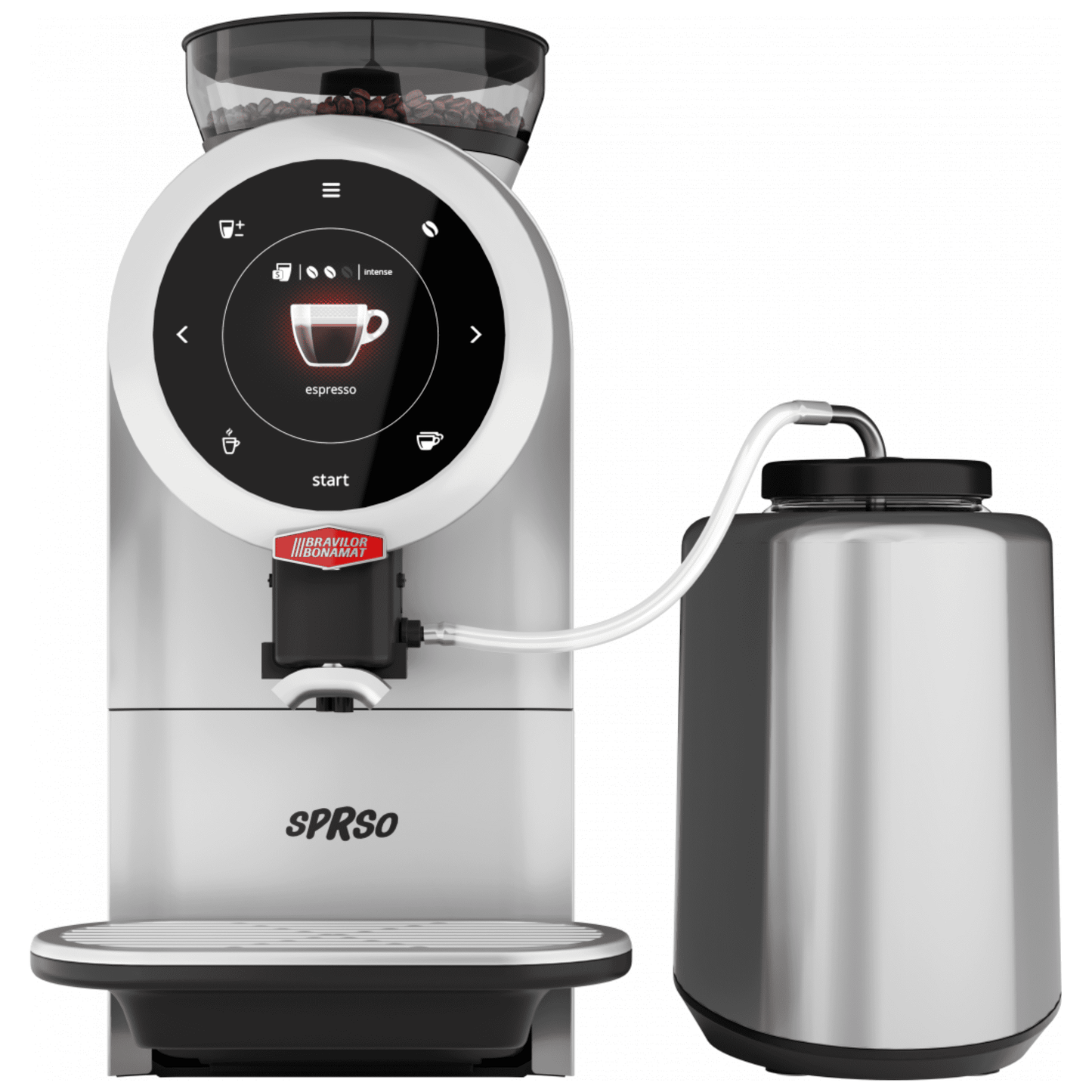 SPRSO Bean To Cup Machine With Milk Cooler - Pharaoh's Finest