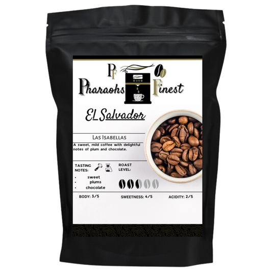 El Salvador single origin espresso coffee beans - Pharaoh's Finest